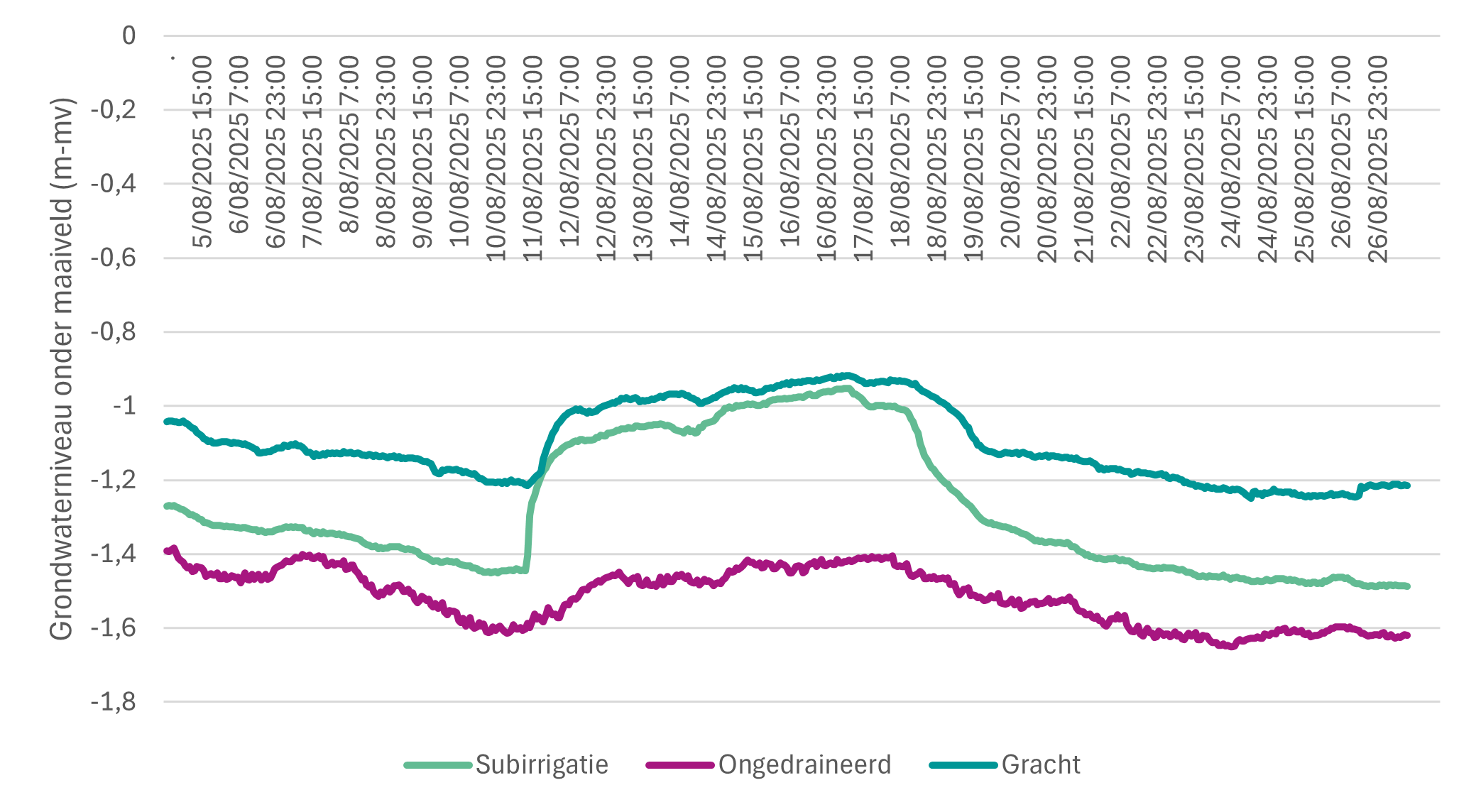 effect van subirrigatie